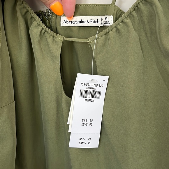 Abercrombie & Fitch keyhole halter midi dress - Picture 8 of 9